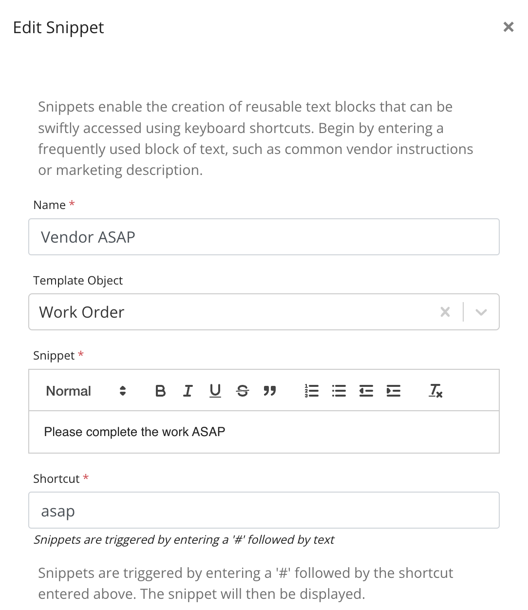 How to Create and Use Snippets